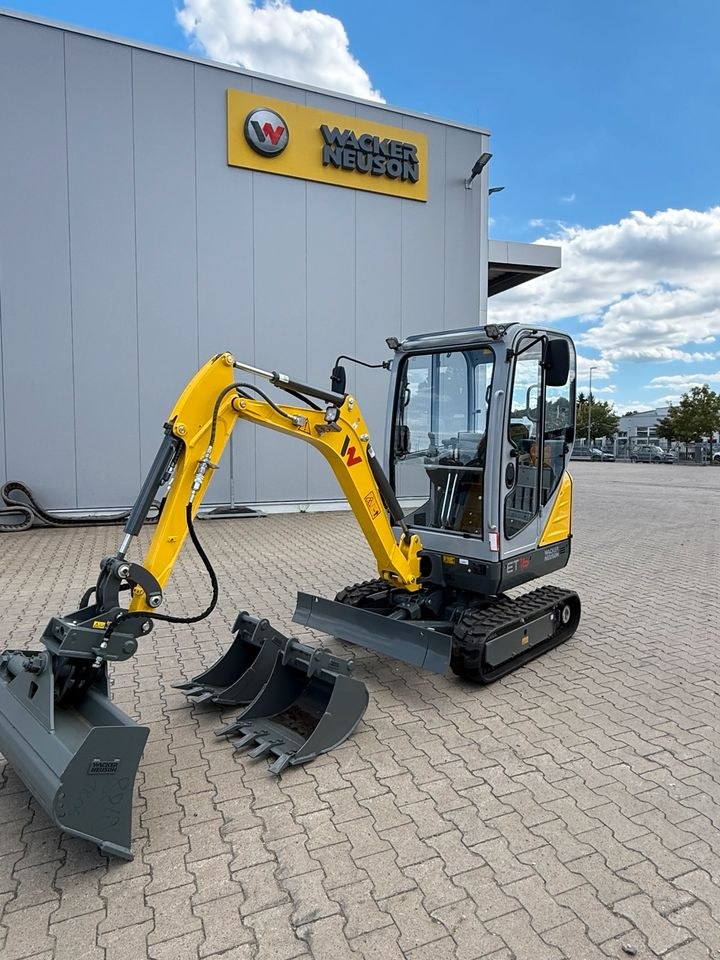 Wacker Neuson ET 16 Minibagger Tag mieten bei BauMa³ – 2