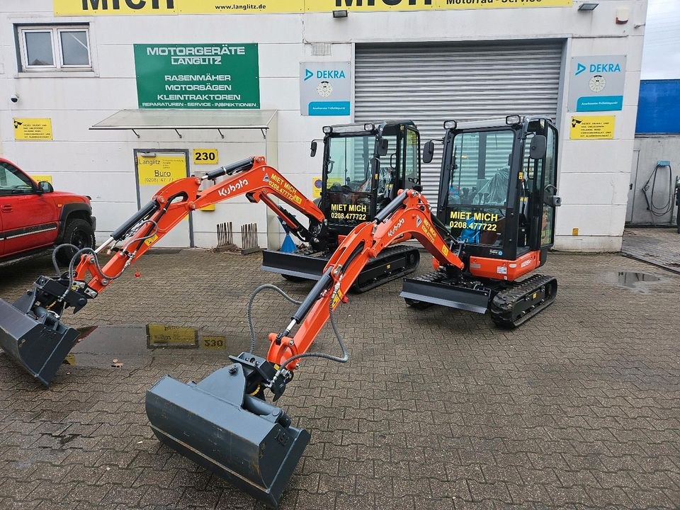 Minibagger Kubota 2,7t Auch Anlieferung mieten bei Friedrich - Ebert