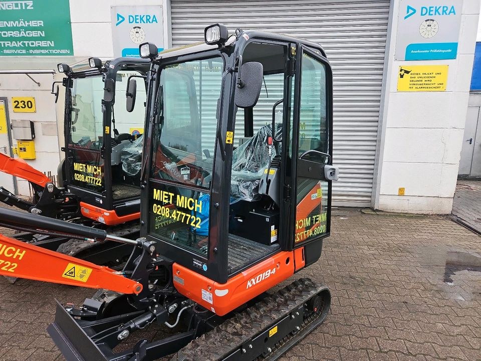 Minibagger Kubota 2,7t Auch Anlieferung mieten bei Friedrich - Ebert – 4