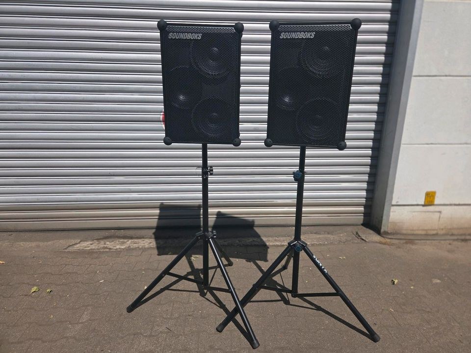 Partybox Musikbox Soundboks Akku Bluetooth 2x mieten in Mülheim (Ruhr) – 3