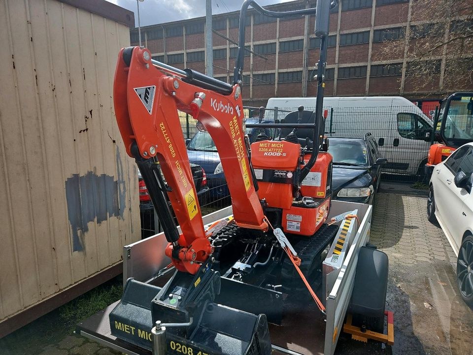 Minibagger Kubota 1,0t Auch Anlieferung mieten bei Friedrich - Ebert
