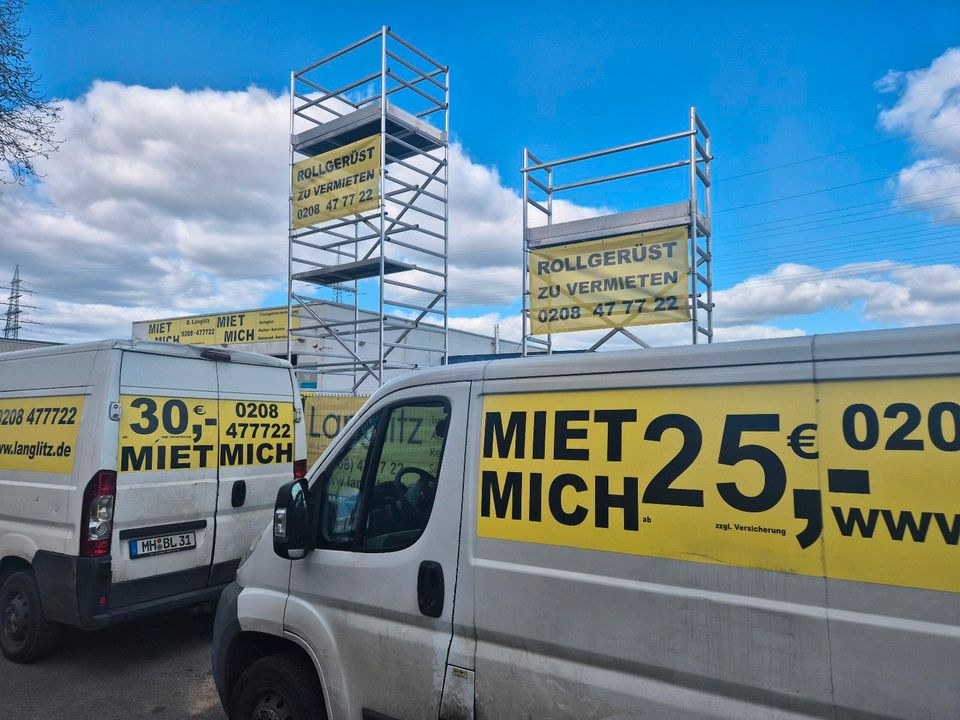 Rollgerüst 8m Arbeitshöhe mieten bei Friedrich - Ebert – 2