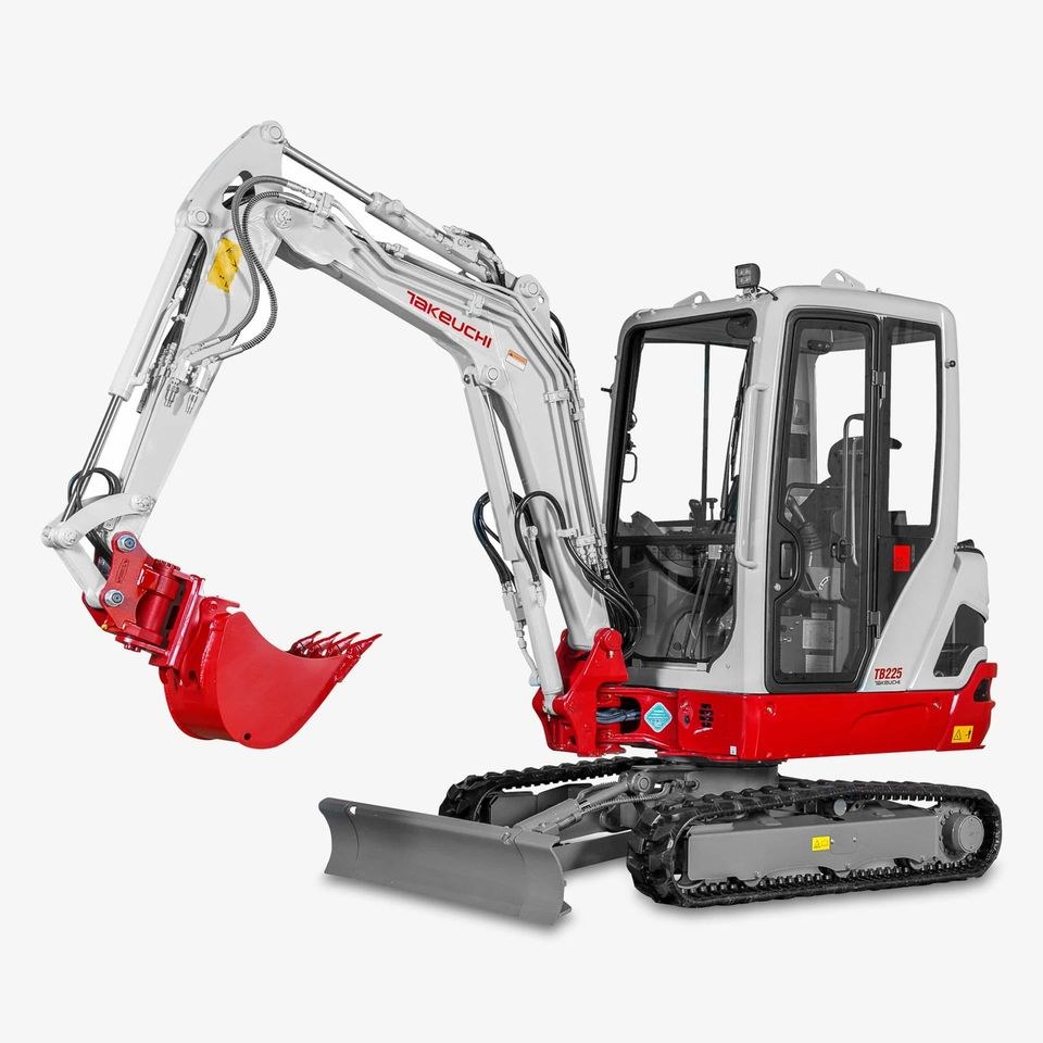 TAKEUCHI Minibagger Bagger TB 225 mieten in Ingolstadt