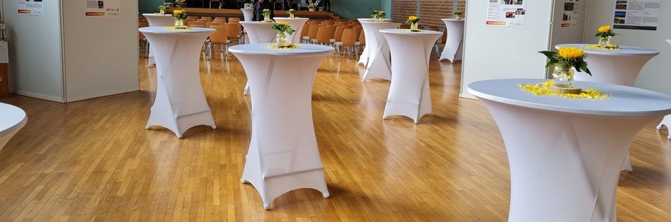Stehtische mieten bei DK - Vermietung – für Empfang & Party
