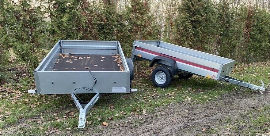 PKW Anhänger 750kg ohne Hochplane mieten bei D. Timm Vermietung