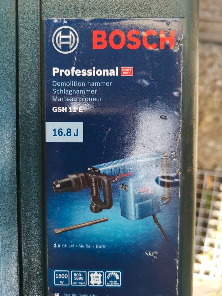 Abbruchhammer Boschhammer Stemmhammer 11kg mieten in Schwandorf – 4