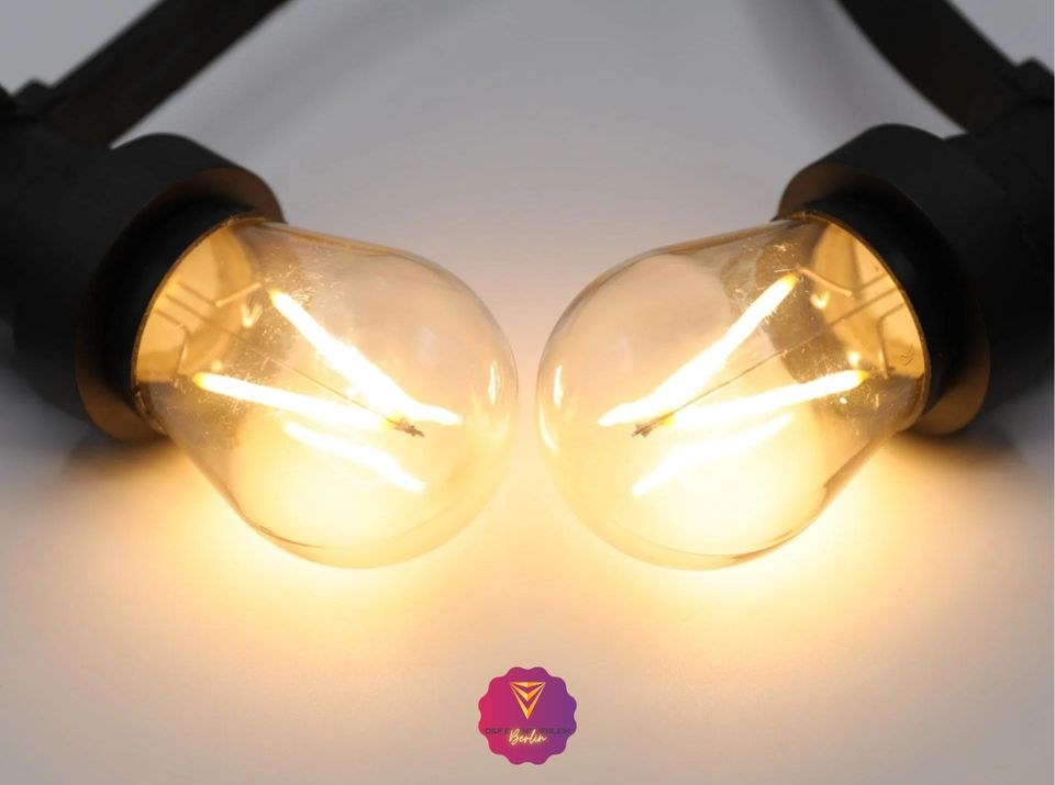 30 m Illu Lichterkette IP44 LED E 27 N mieten in Treptow – 2