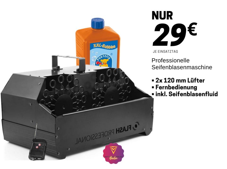 Seifenblasenmaschine Bubble Maschine N mieten in Treptow