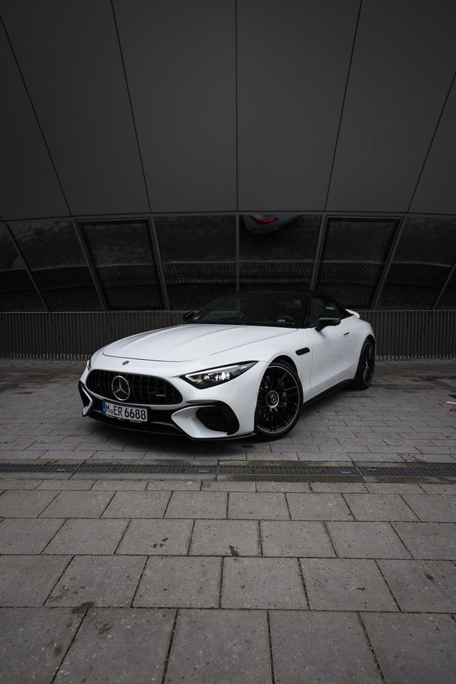 Mercedes SL AMG Cabrio ohne Kreditkarte mieten in Bogenhausen