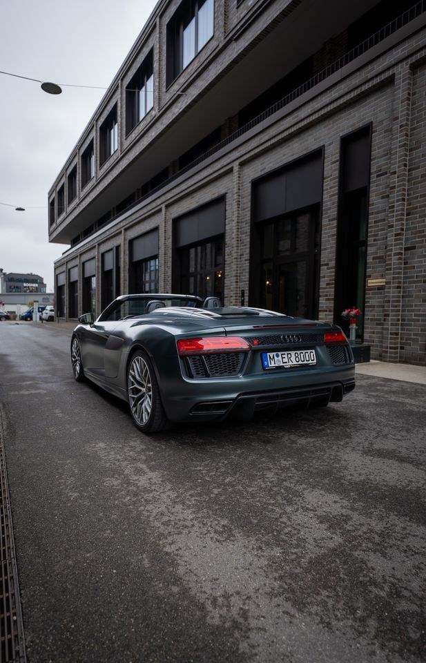 Audi R8 Spyder ohne Kreditkarte Sportwagen v10 mieten in Bogenhausen – 4