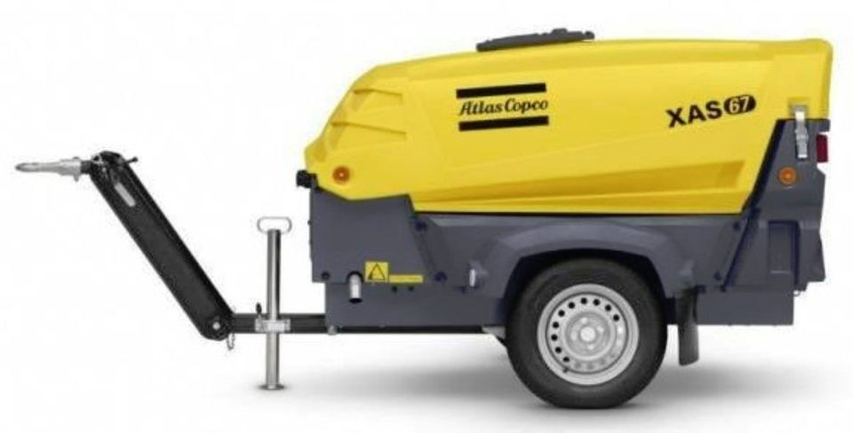 Bau Kompressor Atlas Copco XAS 67 mieten bei Ellerbrock Mietservice