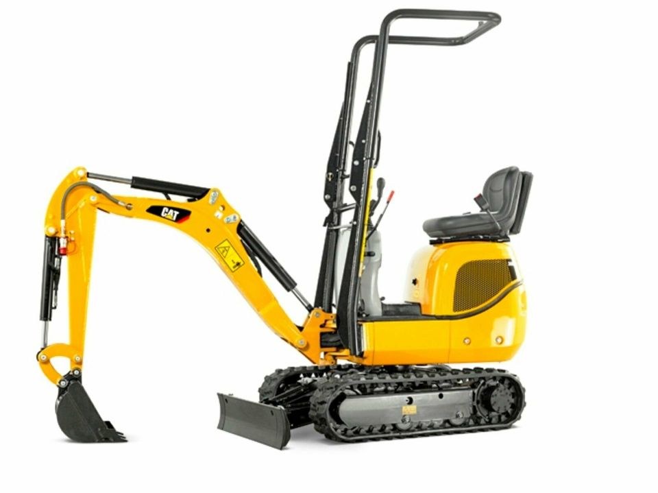 Minibagger 1,0 Tonnen mieten bei Ellerbrock Mietservice