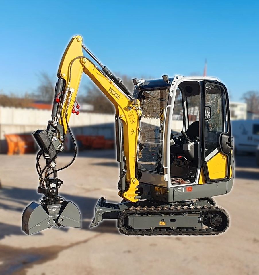 Minibagger Tonnen mieten bei Ellerbrock Mietservice