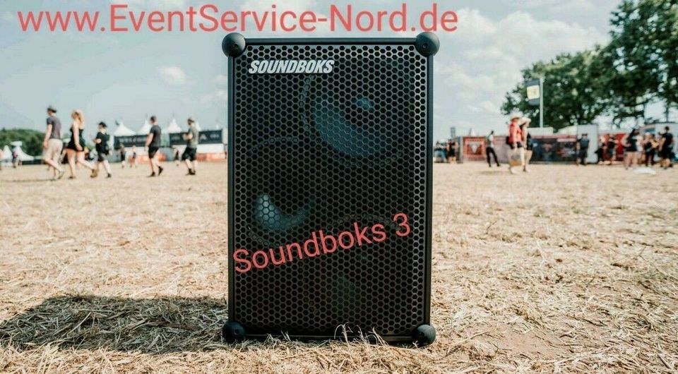 Soundboks 3 126db laut Akku mieten bei EventService-Nord – Party-Sound – 2