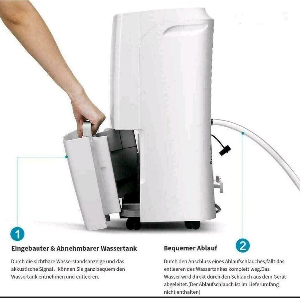 Luftentfeuchter 16L,Raumgröße ca 80m³ Smart Home mieten in Schenefeld – 2