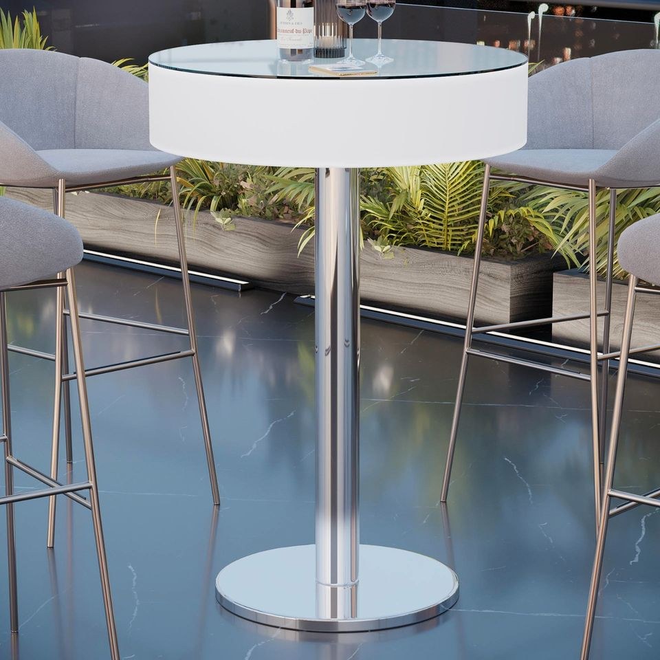 Design LED Stehtische mieten in Beckum – für Empfang & Party – 2
