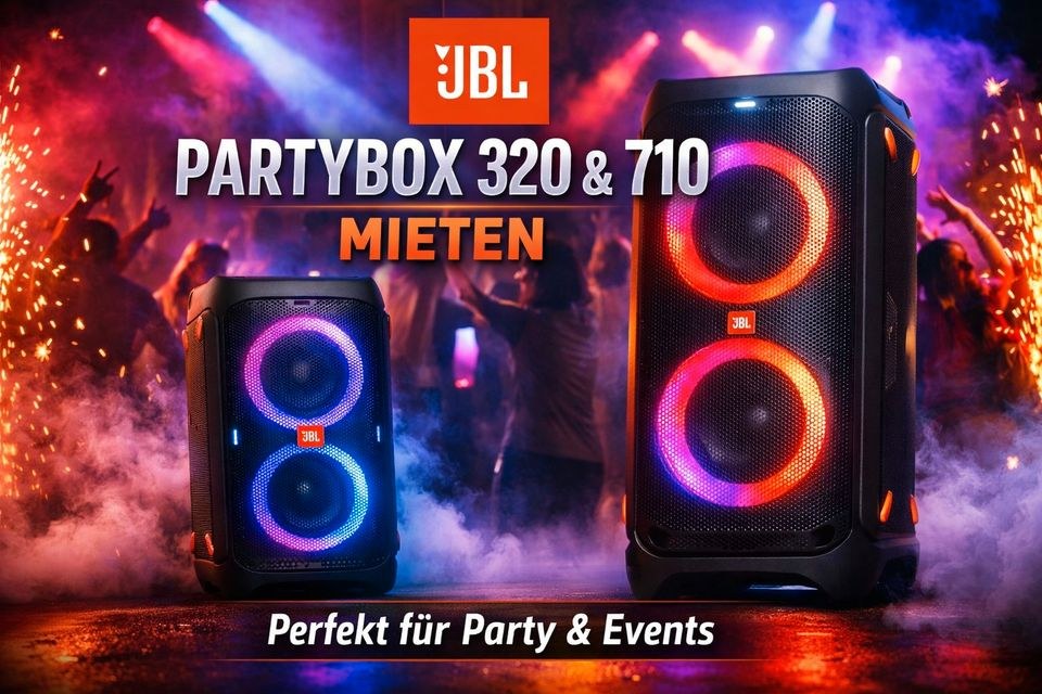 JBL PartyBox 320 710 Perfekt mieten in Beckum – Party-Sound