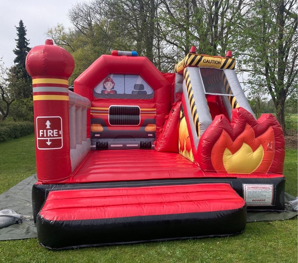 Hüpfburg Feuerwehr zum Feuerwehrfest mieten in Erding – 2