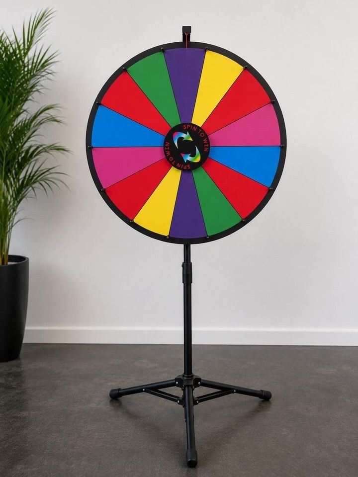 Glücksrad mieten bei Saller und Klein Events & Media – Spiel & Spaß