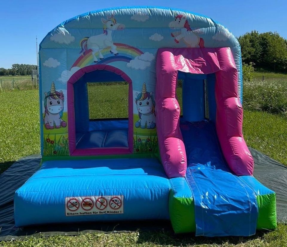 Hüpfburg kleines Einhorn Kinderparty mieten in Erding – 2