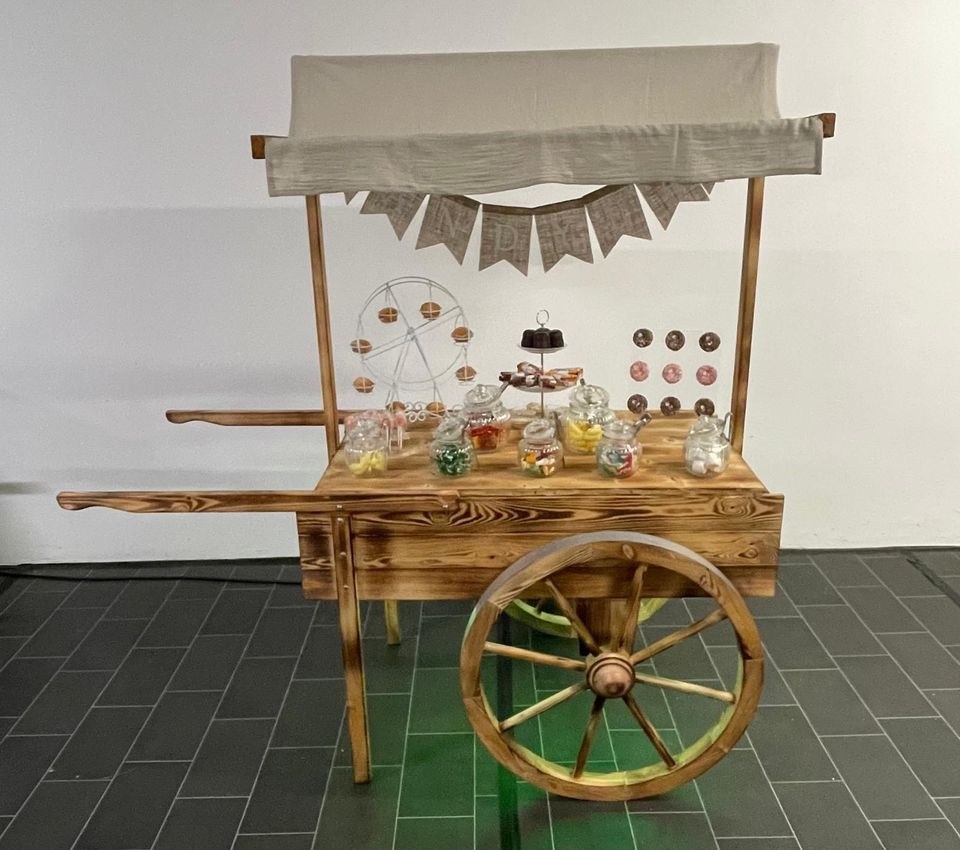 Candybar Holzoptik mieten in Erding – mobile Bar – 2