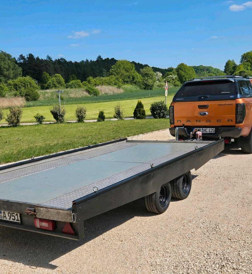 N PKW ANHÄNGER PLATTFORMANHÄNGER AUTOTRAILER mieten – 3