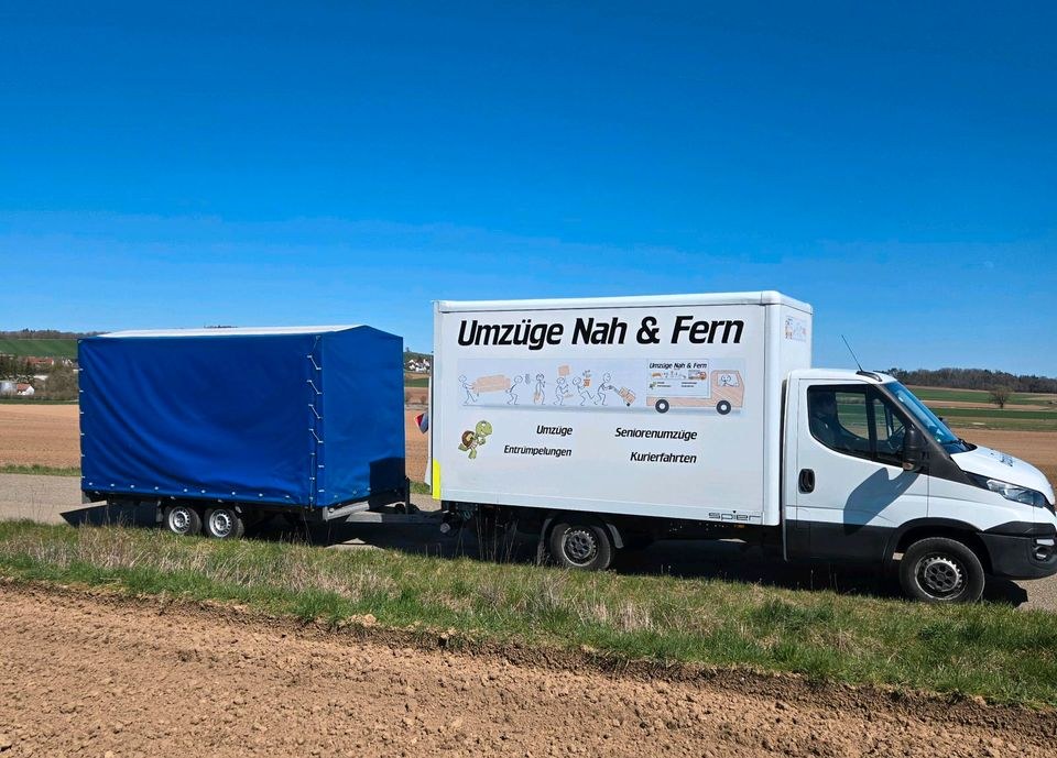 N TRANSPORTER KOFFERAUFBAU HEBEBÜHNE mieten in Ehingen Mittelfr – 2