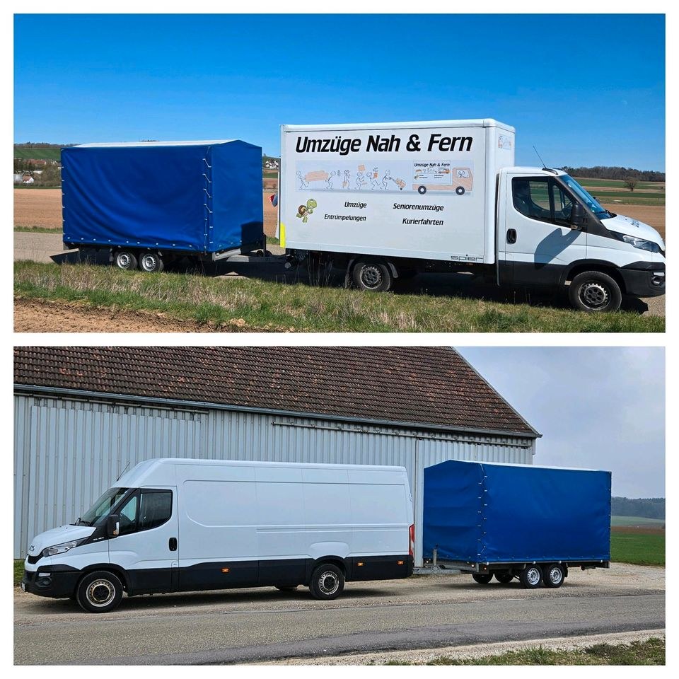 TRANSPORTER IVECO DAILY N auch ANHÄNGER mieten in Ehingen Mittelfr