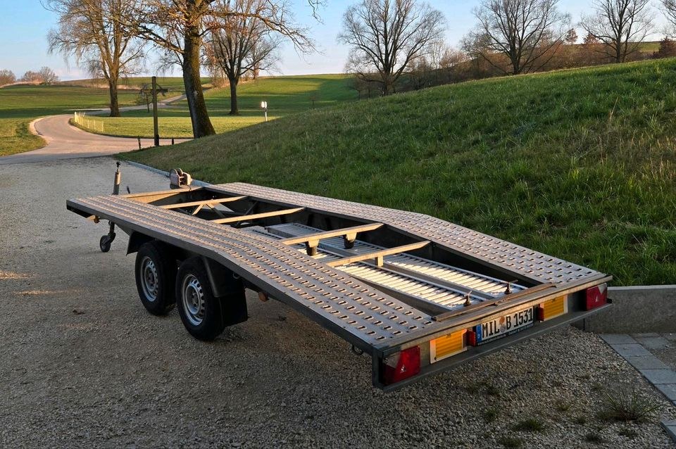 N PKW ANHÄNGER PLATTFORMANHÄNGER AUTOTRAILER mieten – 4