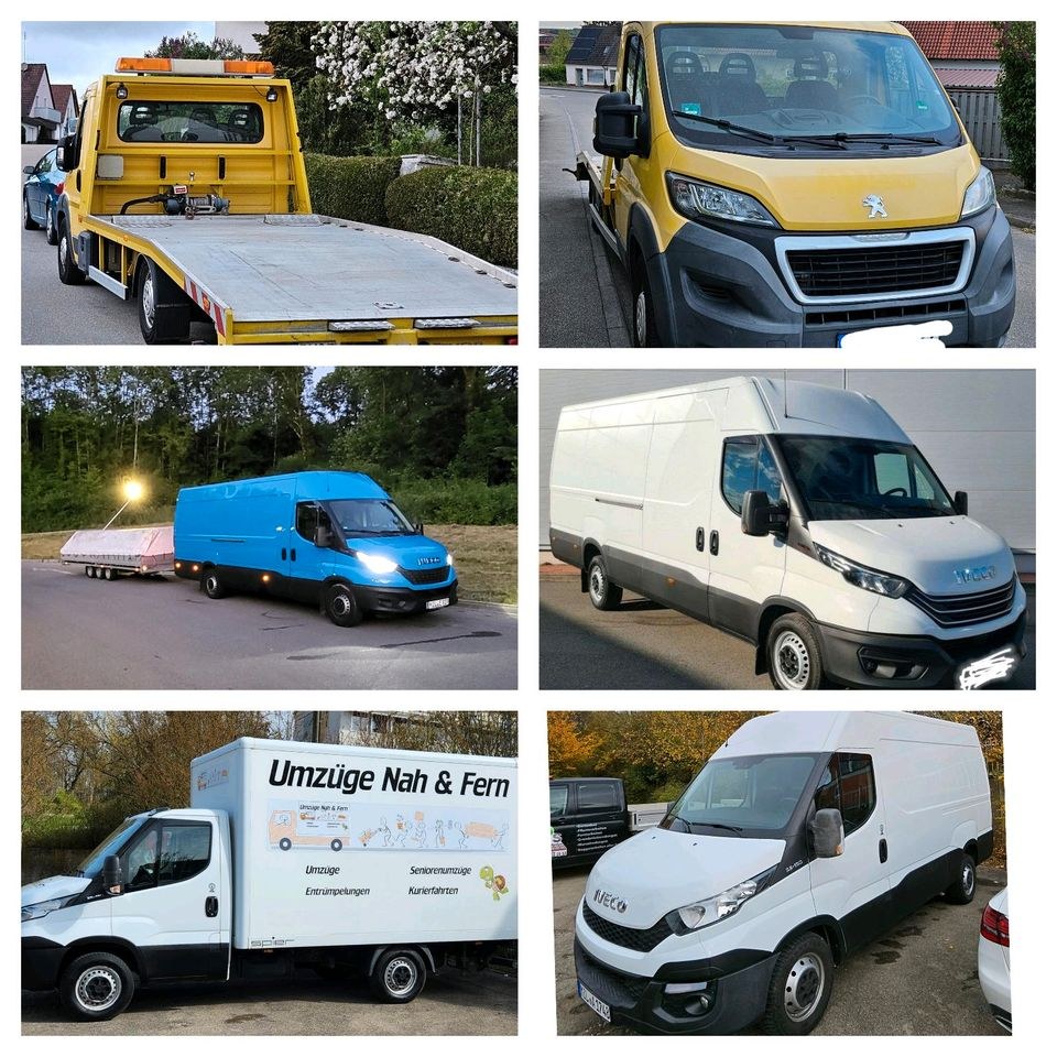 N TRANSPORTER IVECO DAILY AHK Auch ANHÄNGER mieten in Ehingen Mittelfr – 2