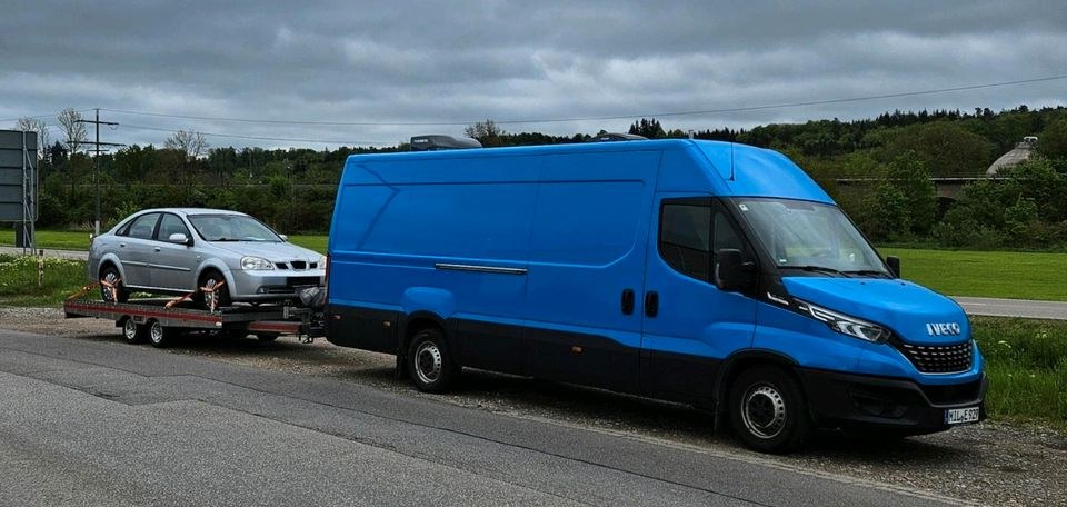 N IVECO DAILY LANG AHK diverse PKW ANHÄNGER mieten in Ehingen Mittelfr