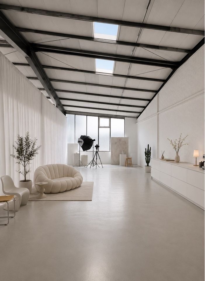 Tageslicht Loft Fotostudio Content Studio mieten bei Fantastisch