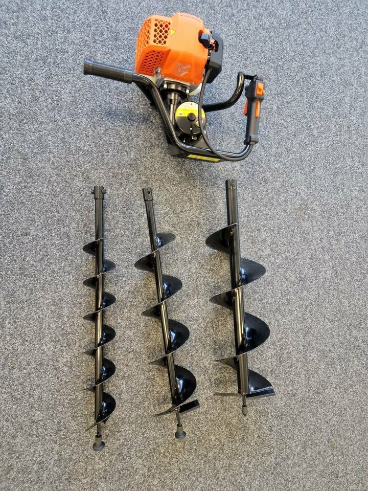 Benzin Erdbohrer 100,150,200mm Bohrer mieten bei G&R Service – 2