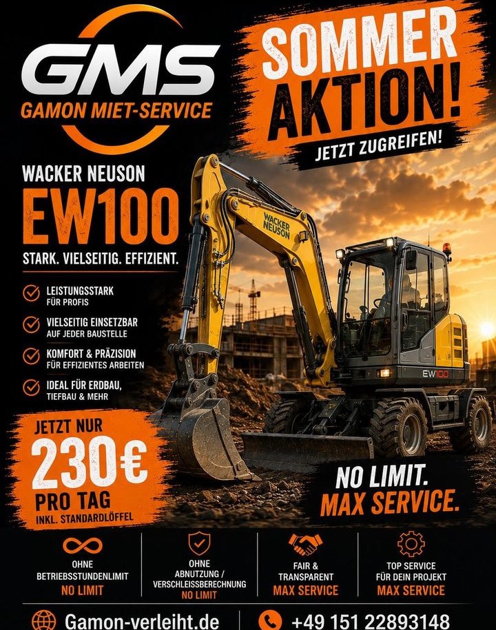 ohne Limit mieten bei Gamon Bau – für Hochzeit & Ausfahrt