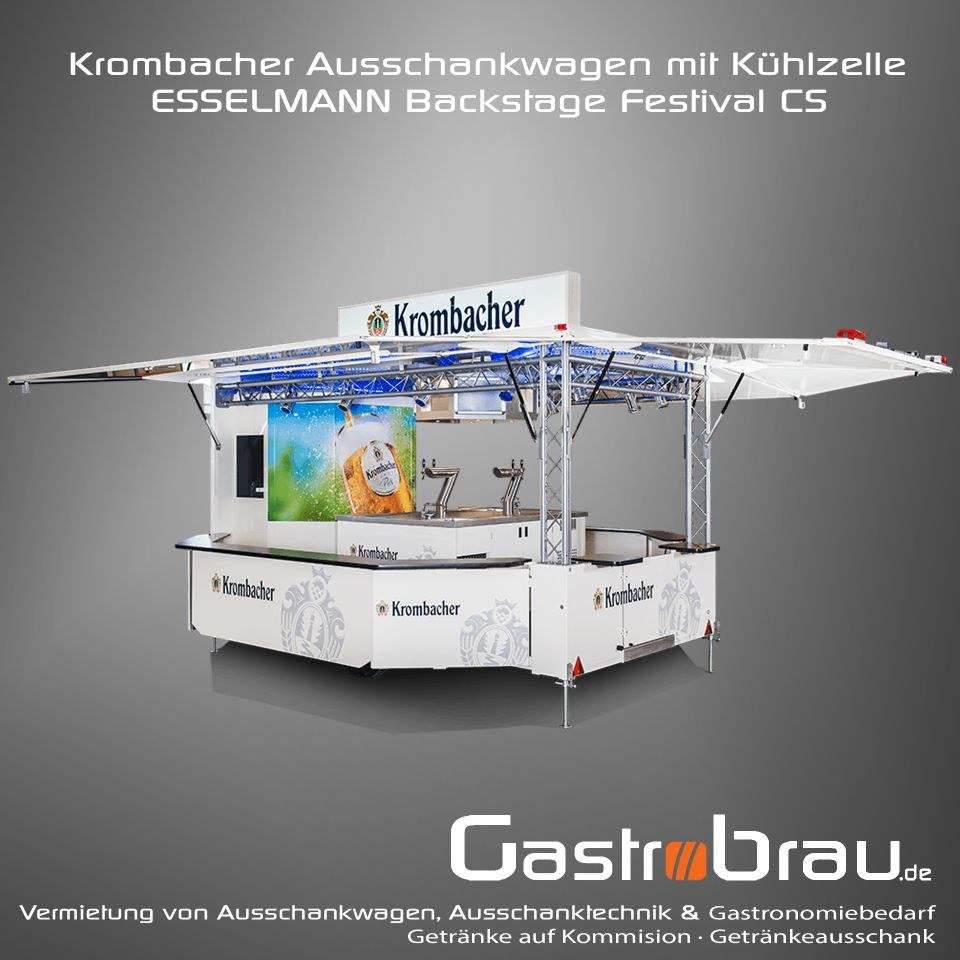**Ausschankwagen Bierwagen Kühlzelle mieten bei GastroBrau – 2