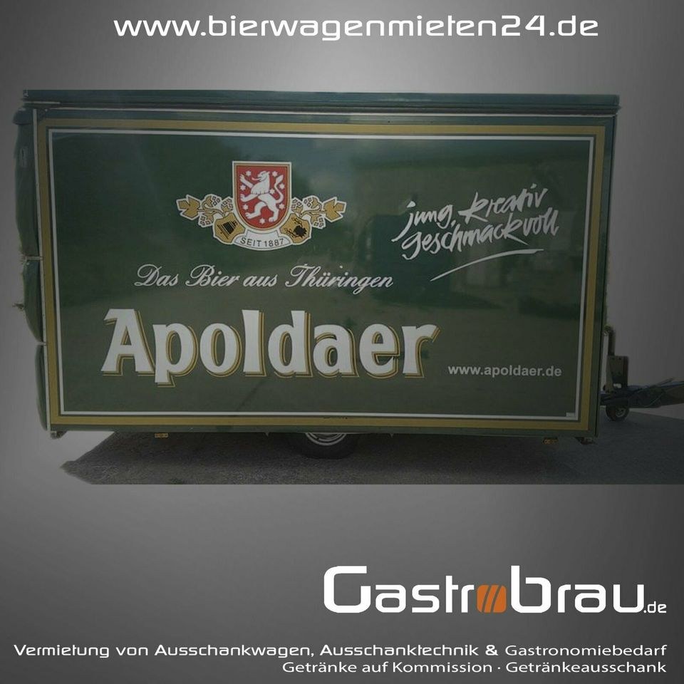**Ausschankwagen Bierwagen Kühlzelle mieten bei GastroBrau – 4