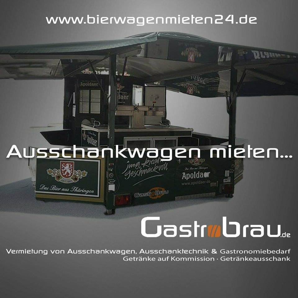 **Ausschankwagen Bierwagen Kühlzelle mieten bei GastroBrau – 3