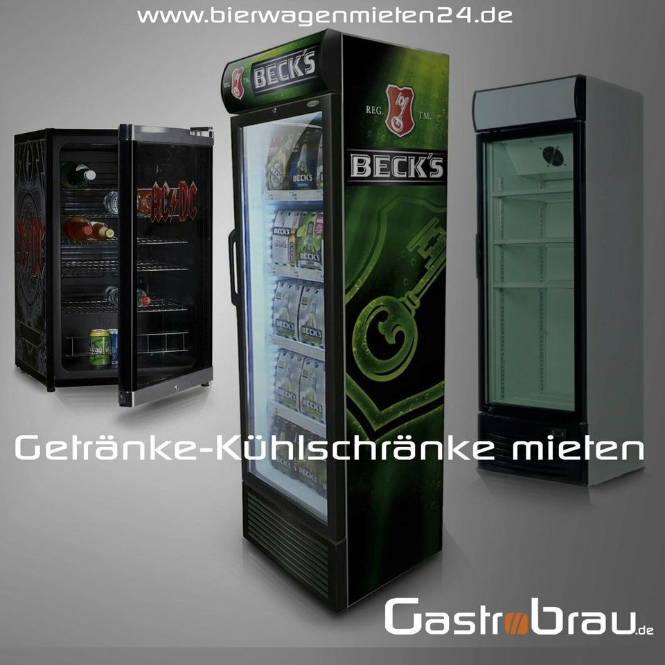 *Getränkekühlschrank Kühlschrank mieten bei GastroBrau
