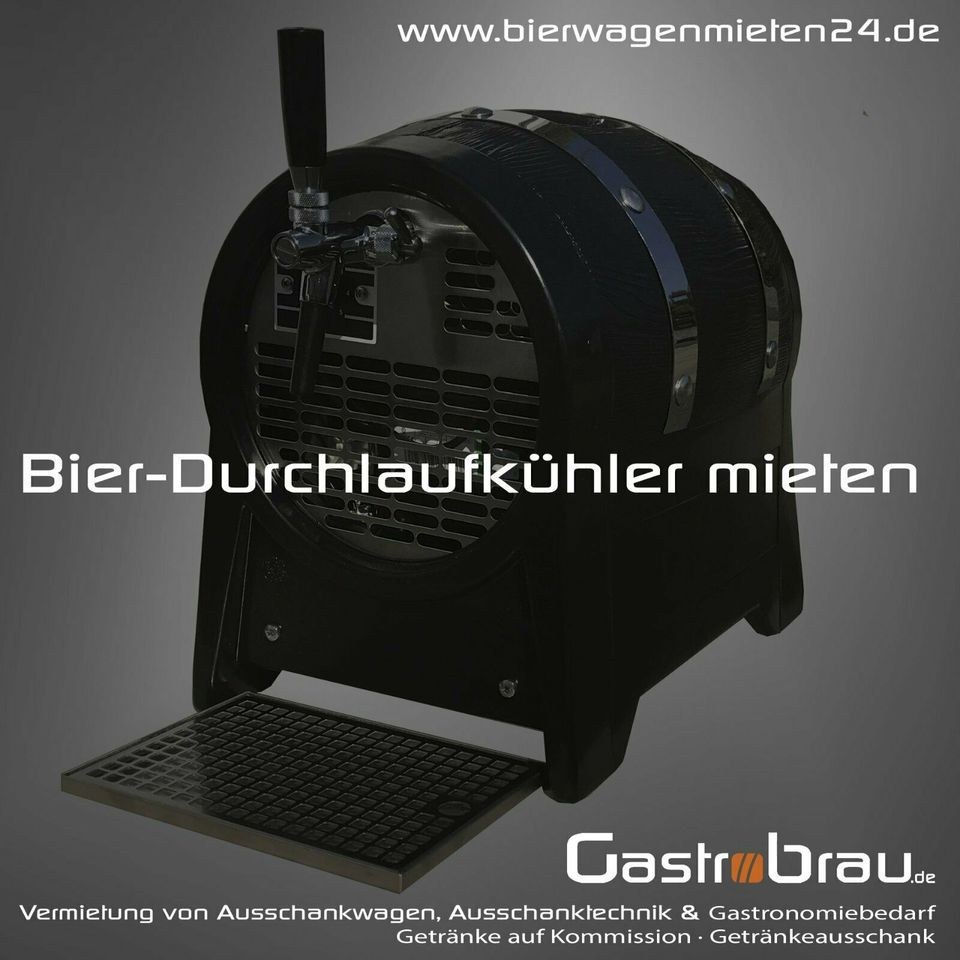 Bierkühler Durchlaufkühler Bier ausschenken mieten bei GastroBrau