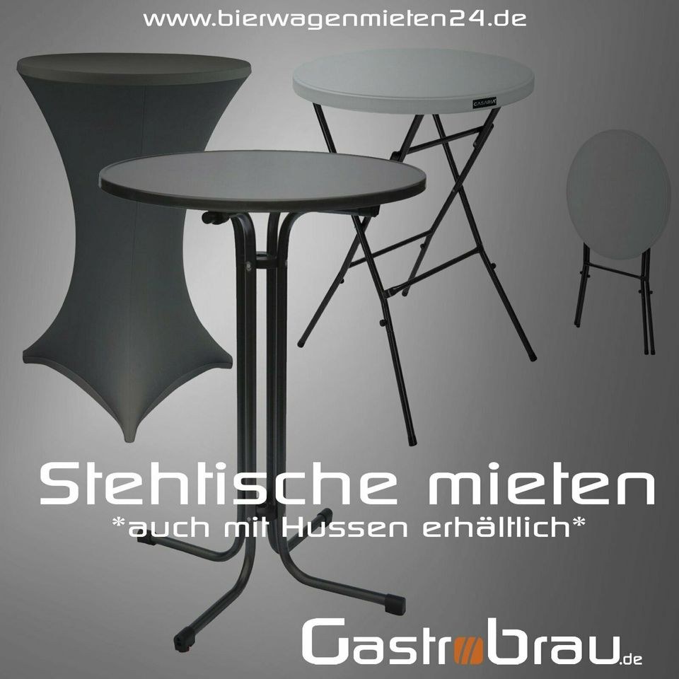 Stehtische Klapptische Erfurt Gotha mieten bei GastroBrau
