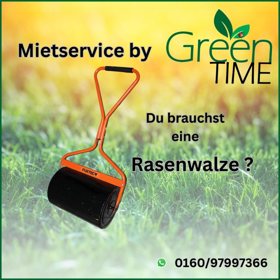 Gartenrolle Gartenwalze Rasenwalze Handwalze mieten in Wyhl