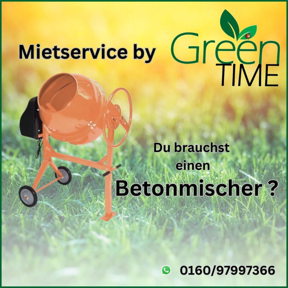 Betonmischer 220V 125 l mieten in Wyhl – für Fundament & Mauer