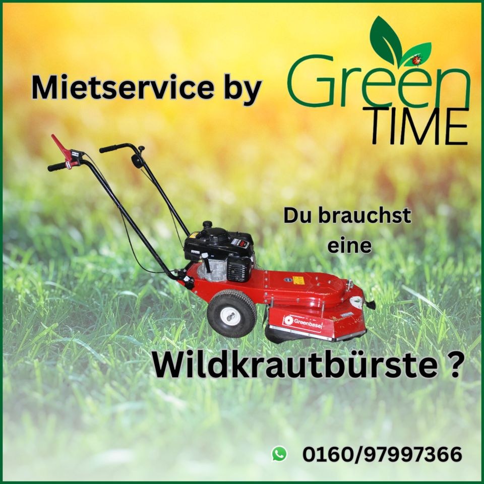 Wildkrautbürste Unkrautbürste Pflasterbürste mieten in Wyhl
