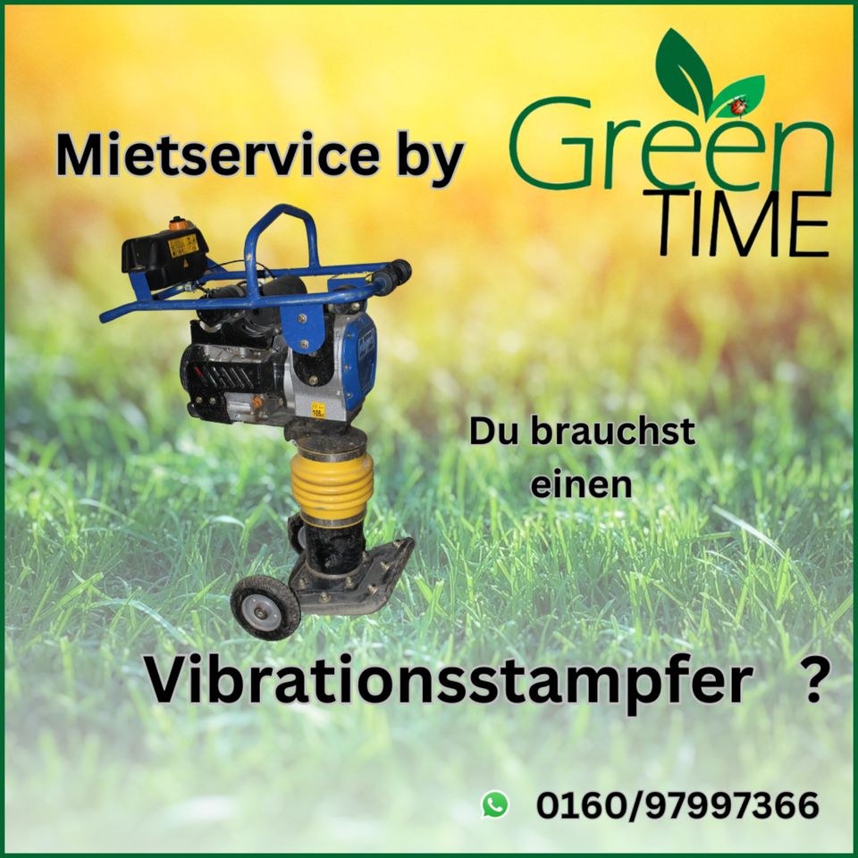 Vibrationsstampfer Rüttler Grabenstampfer mieten in Wyhl
