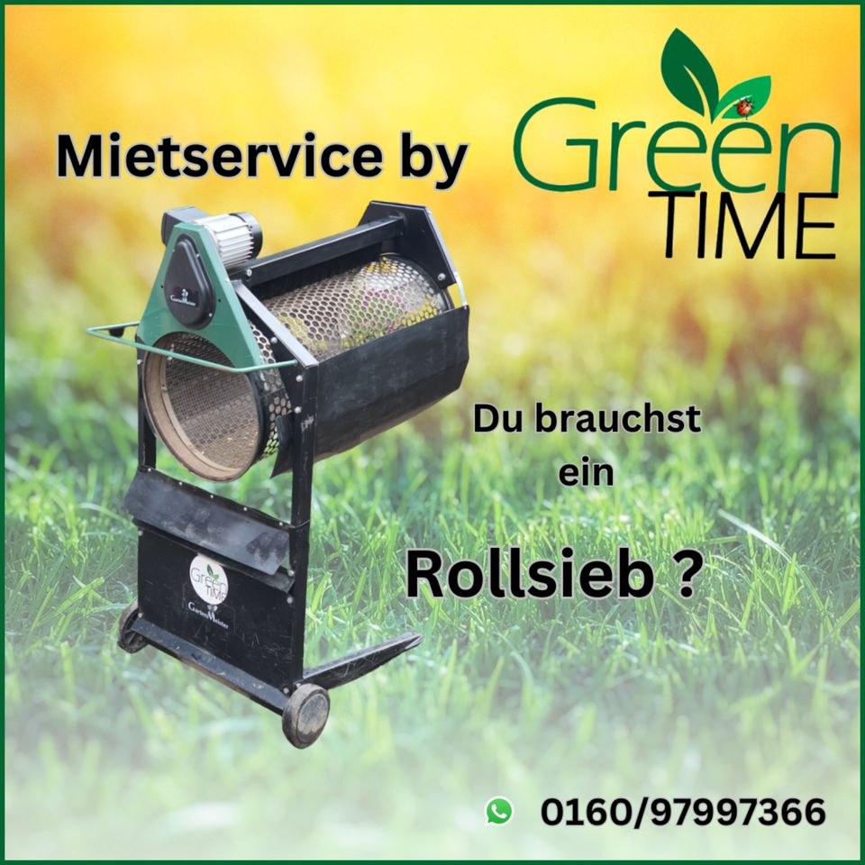 Rollsieb Kompostsieb Trommelsieb mieten in Wyhl