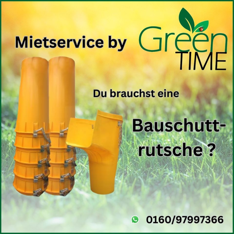 Schuttrutsche Schuttrohr Bauschuttrohr mieten in Wyhl