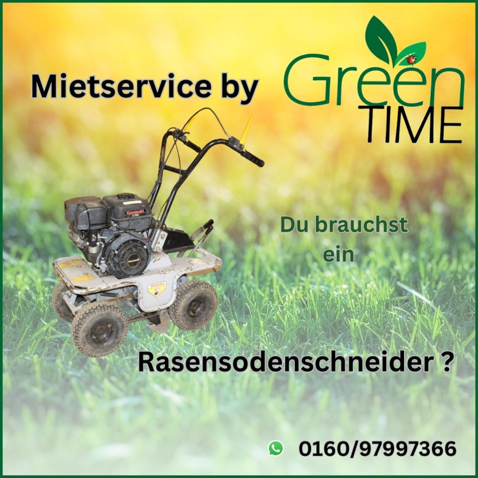 Rasenschälmaschine Sodenschneider Grasnarbe mieten in Wyhl