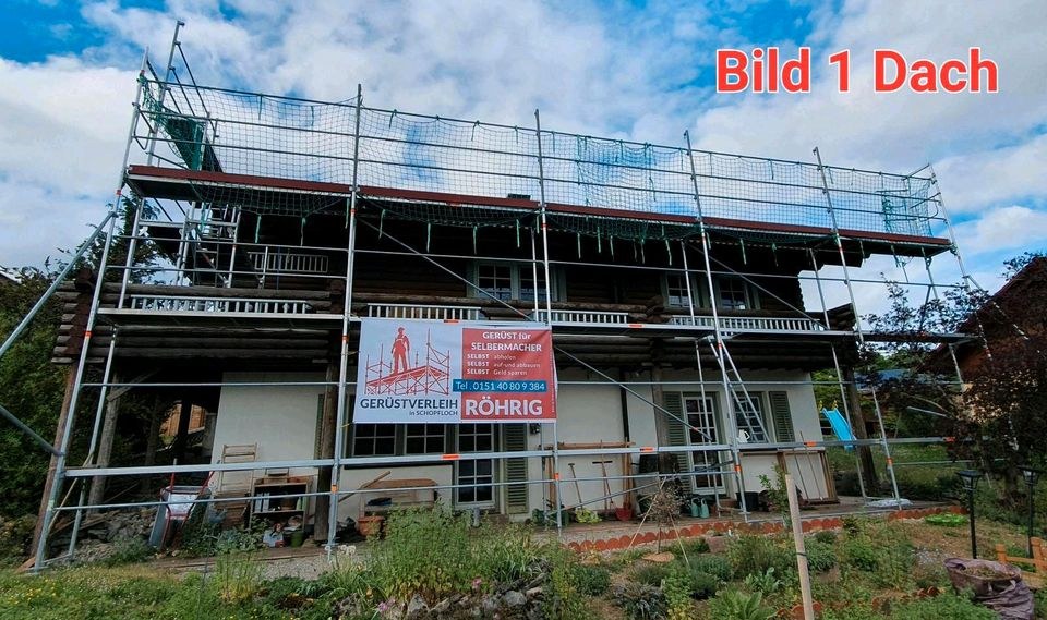 Dachgerüst N PV Gerüst Solargerüst mieten bei Anroga