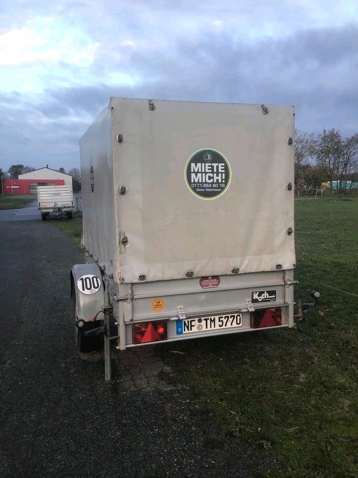 Planen Anhänger 750KG mieten in Ladelund – für Umzug & Baumarkt