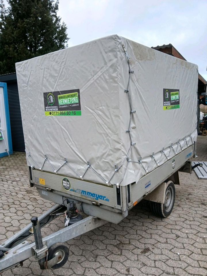 Plananhänger Rückwärts kipper mieten in Ladelund – für Erde & Schutt – 3